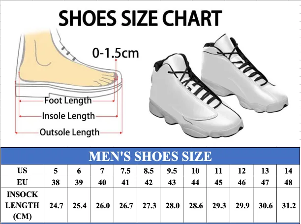 Shoes Size Guide